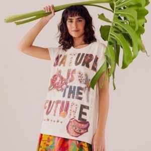 FARM Rio White Graphic Tee
